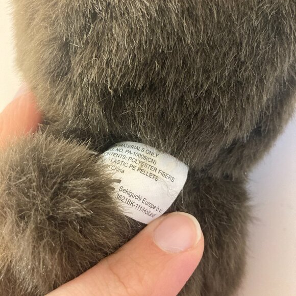 Monchhichi Brown Bear Hokkaido Fish Sekiguchi Doll Toy Plush Japanese Monkey - Picture 8 of 11